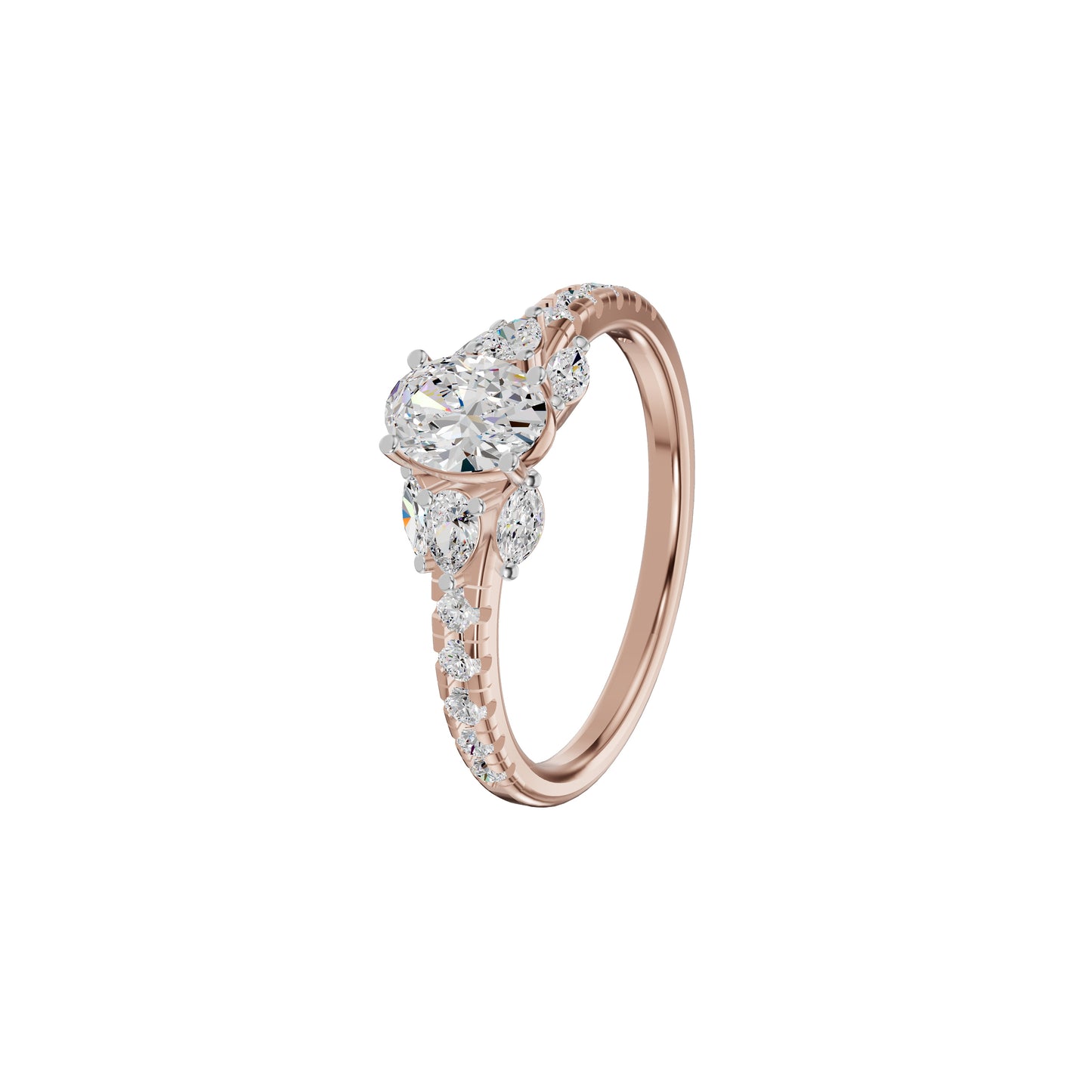Avant-Garde Diamond Ring