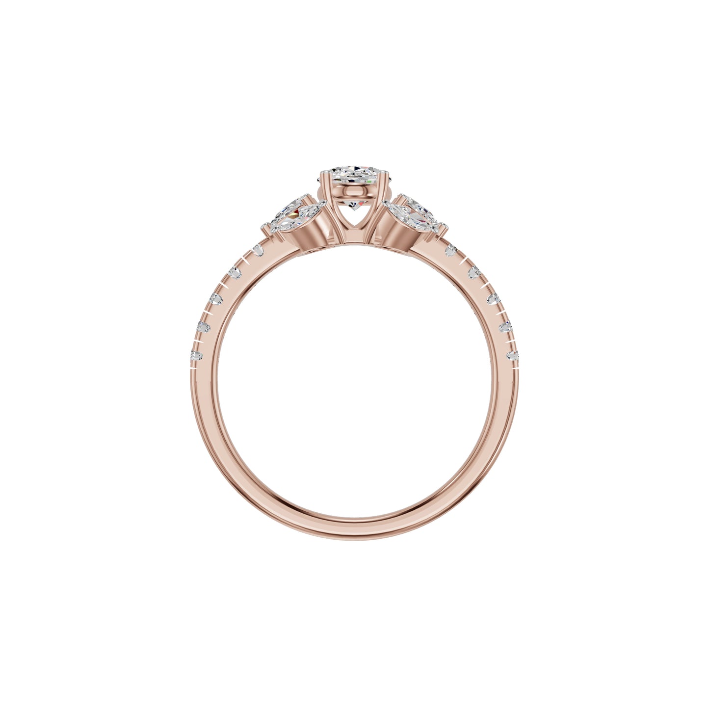 Avant-Garde Diamond Ring