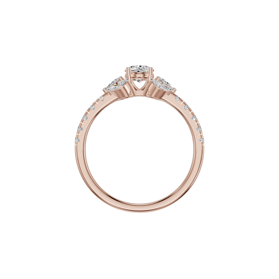 Avant-Garde Diamond Ring