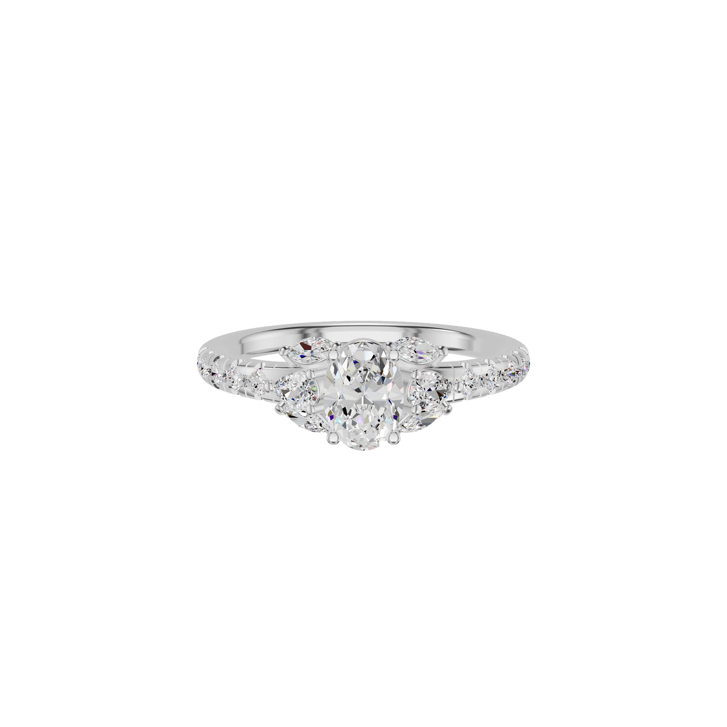 Avant-Garde Diamond Ring