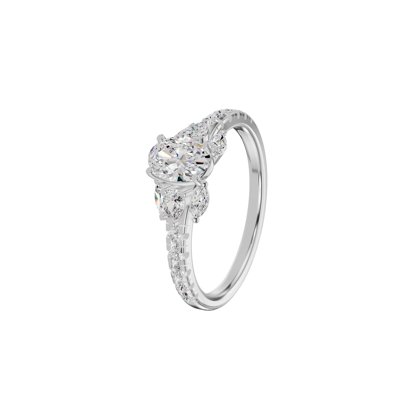 Avant-Garde Diamond Ring