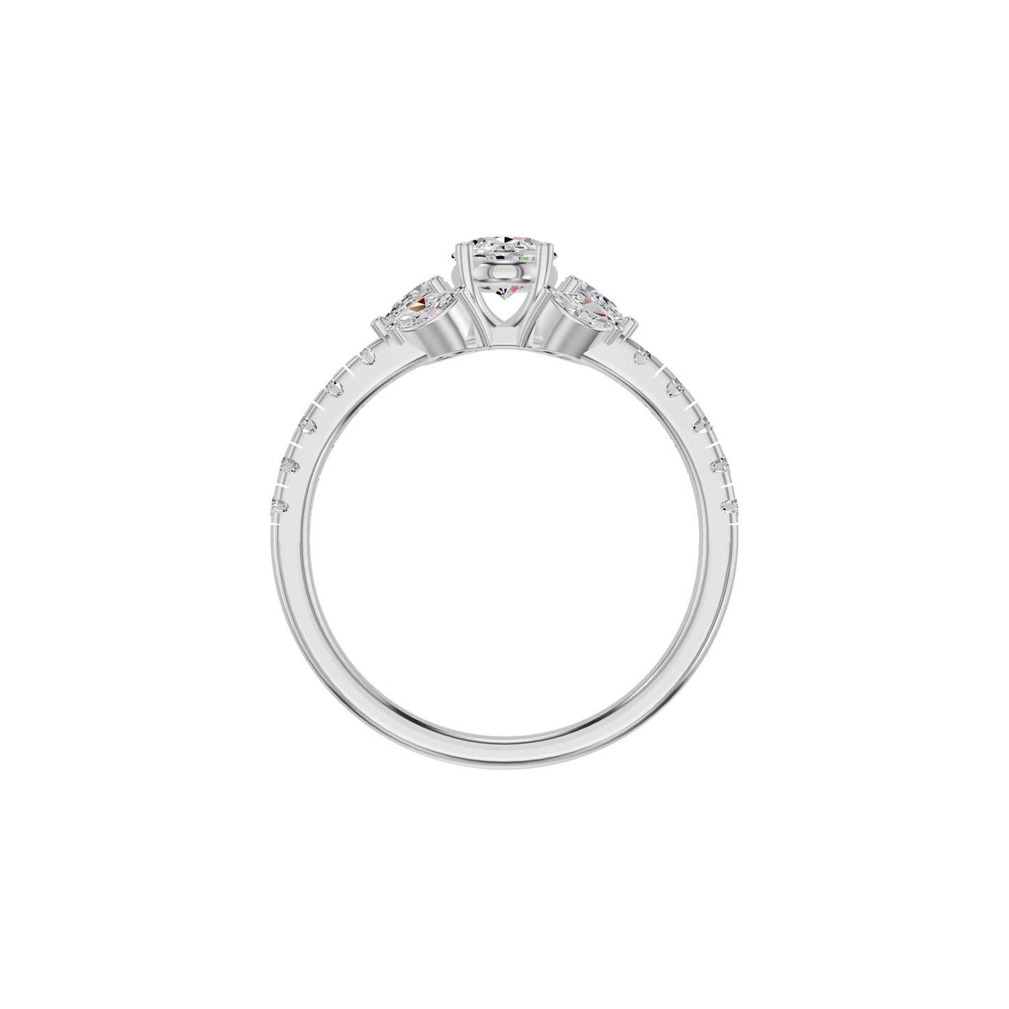Avant-Garde Diamond Ring