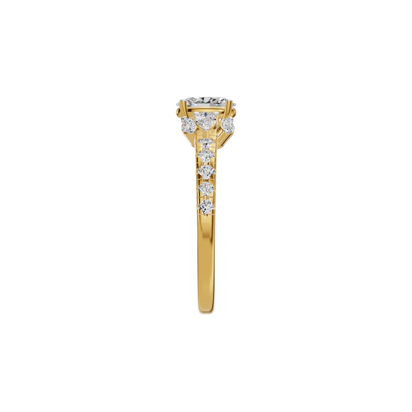 Avant-Garde Diamond Ring