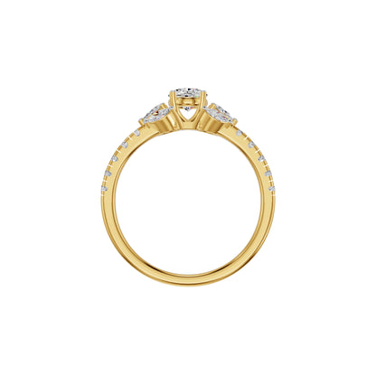 Avant-Garde Diamond Ring
