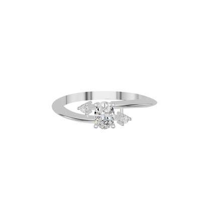 DLR002163 18 KT / White Gold / 18