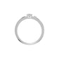 DLR002163 18 KT / White Gold / 18