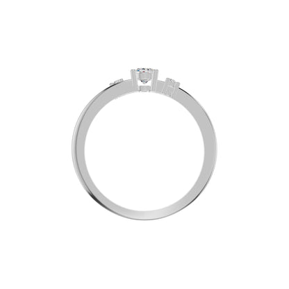 DLR002163 18 KT / White Gold / 18