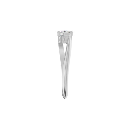 DLR002163 18 KT / White Gold / 18