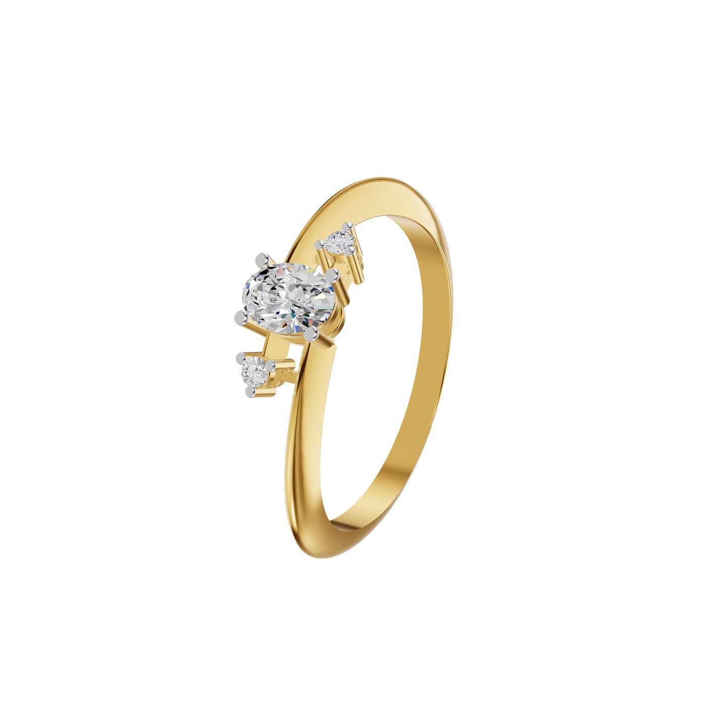 DLR002163 18 KT / Yellow Gold / 18