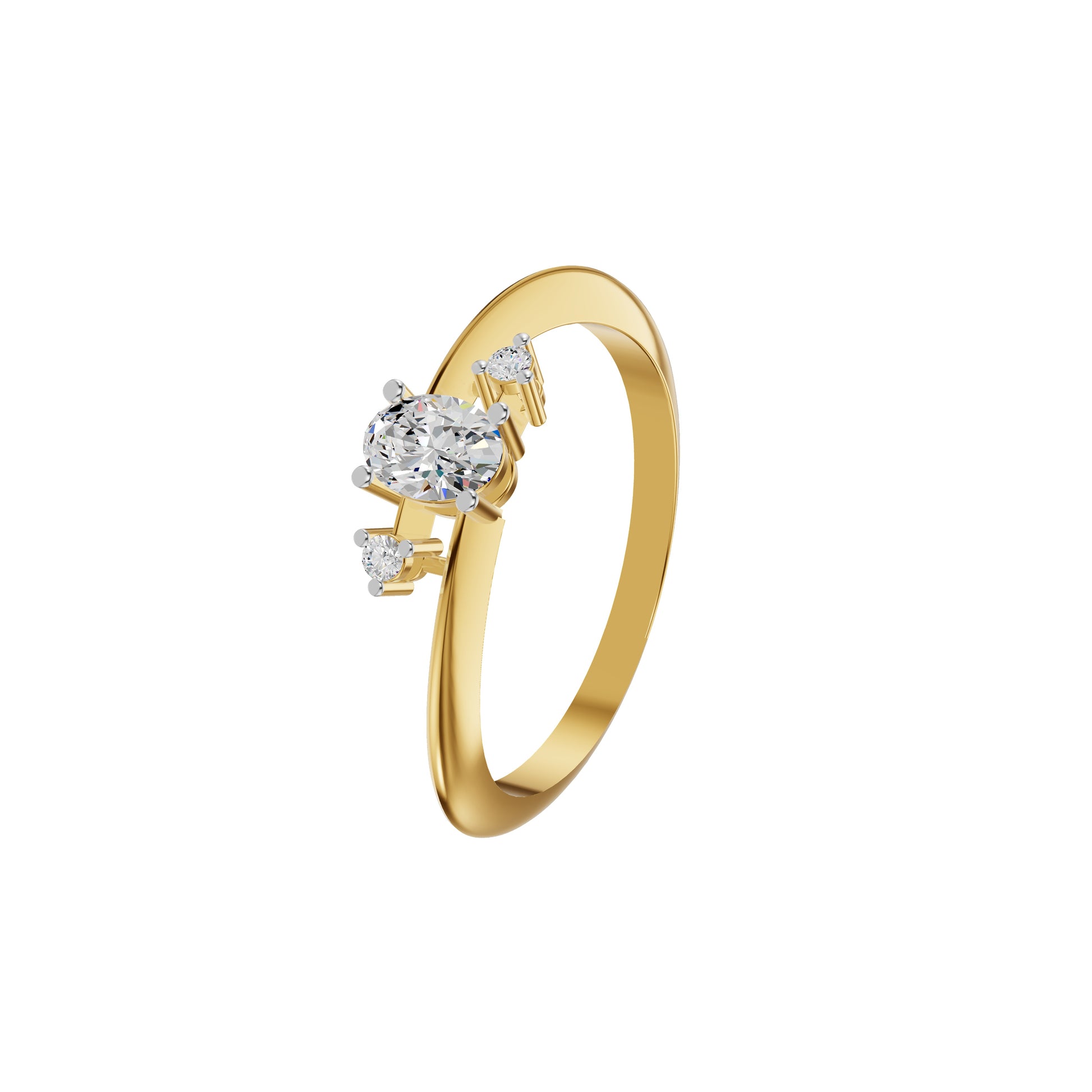 DLR002163 18 KT / Yellow Gold / 18