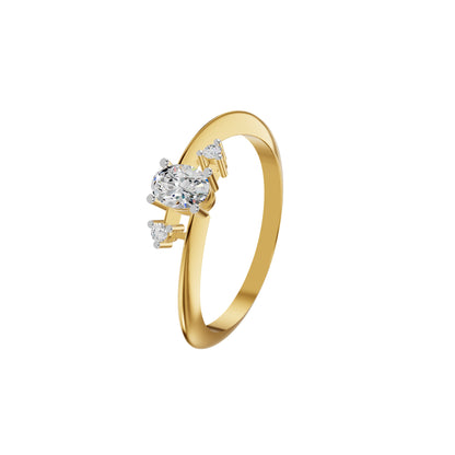 DLR002163 18 KT / Yellow Gold / 18