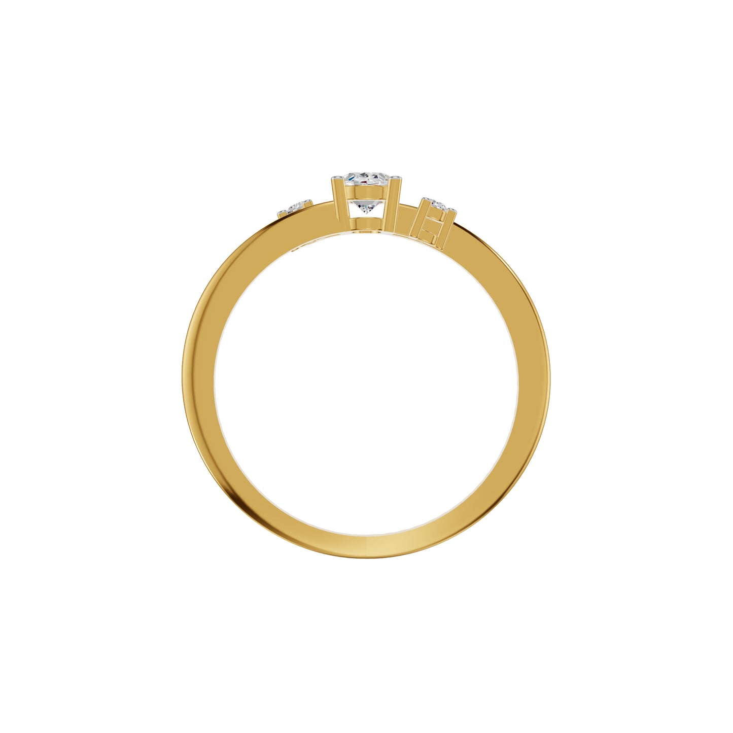 DLR002163 18 KT / Yellow Gold / 18