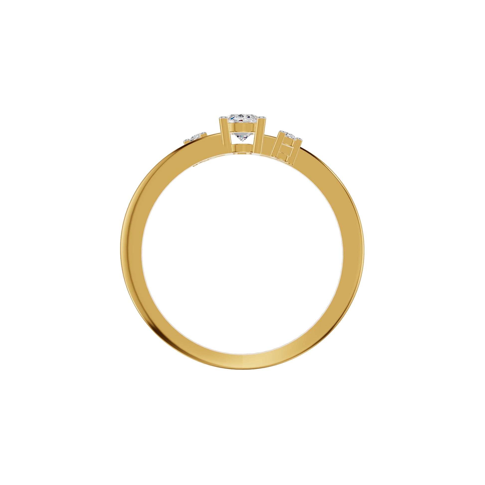 DLR002163 18 KT / Yellow Gold / 18