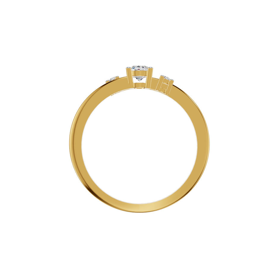 DLR002163 18 KT / Yellow Gold / 18