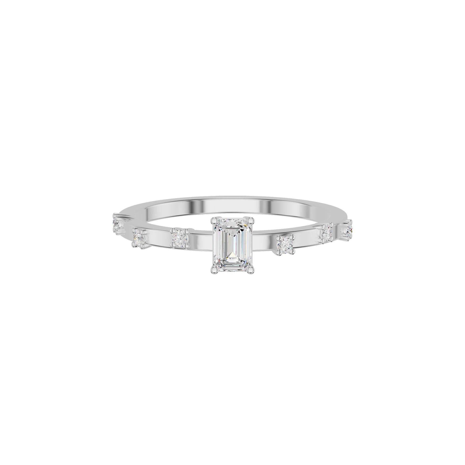 DLR002164 18 KT / White Gold / 18