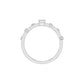 DLR002164 18 KT / White Gold / 18