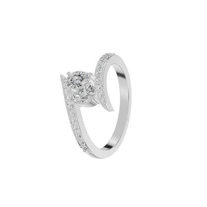 DLR002167 18 KT / White Gold / 18