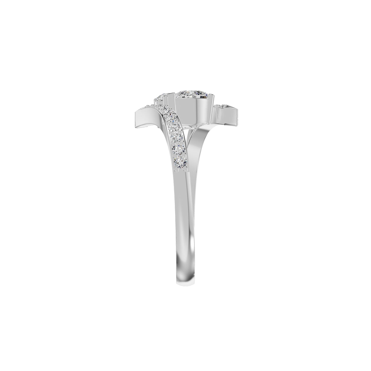 DLR002167 18 KT / White Gold / 18