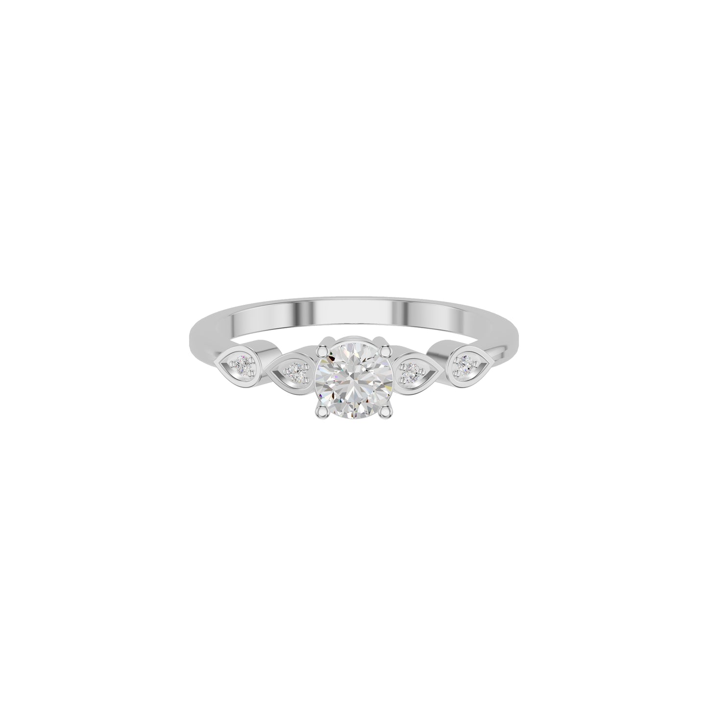 DLR002169 18 KT / White Gold / 18