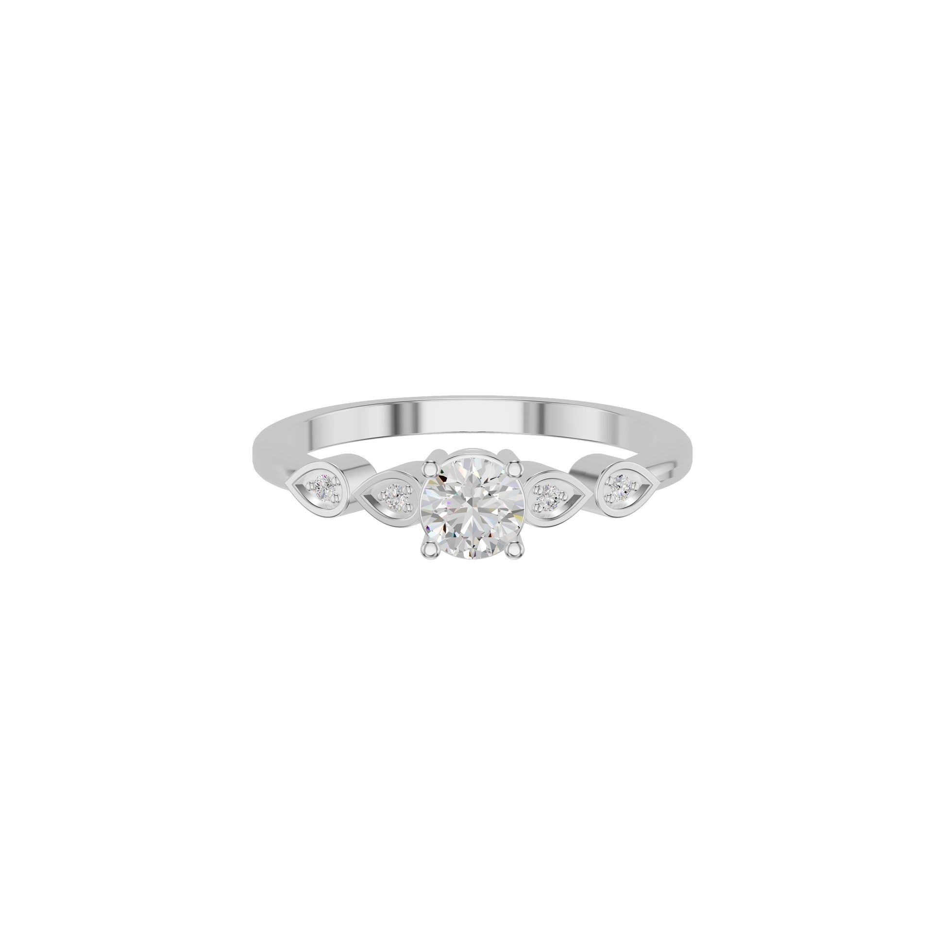 DLR002169 18 KT / White Gold / 18