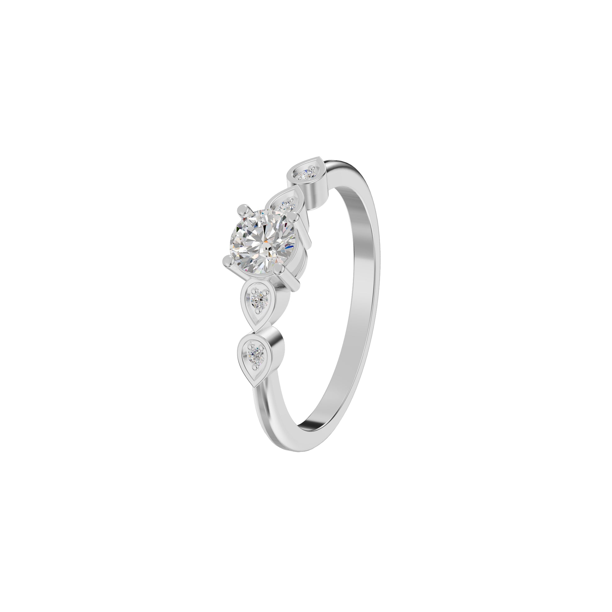 DLR002169 18 KT / White Gold / 18