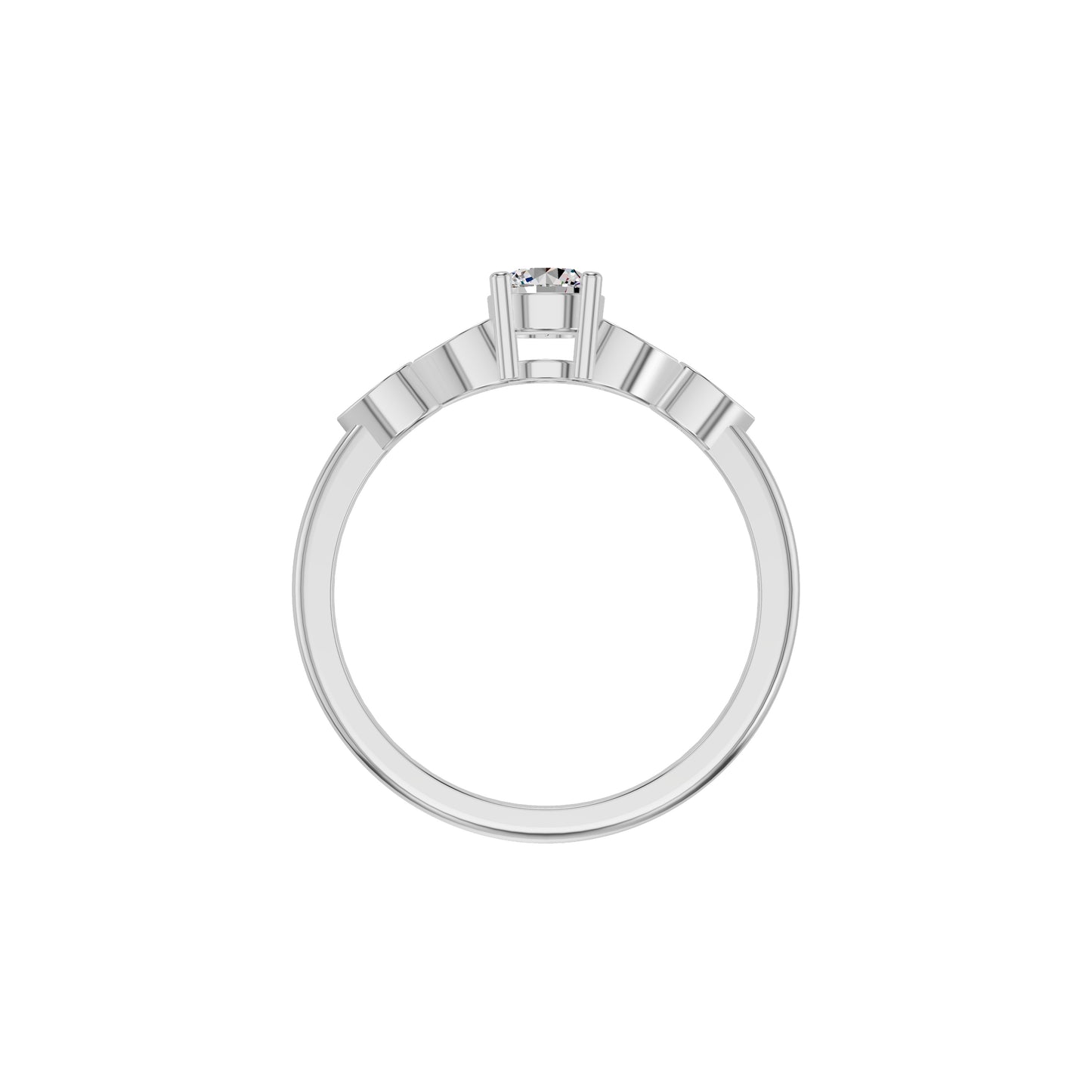 DLR002169 18 KT / White Gold / 18