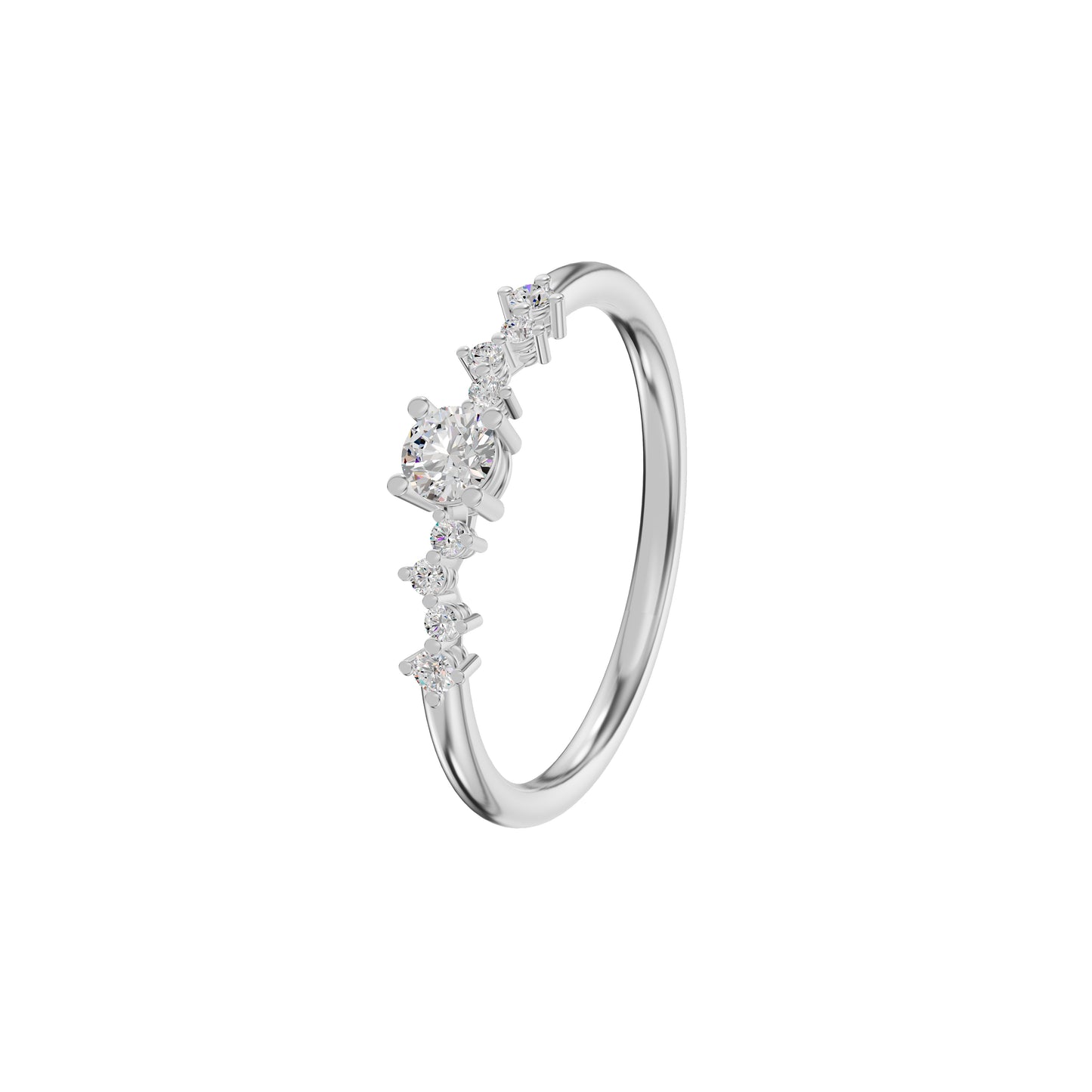 DLR002170 18 KT / White Gold / 18