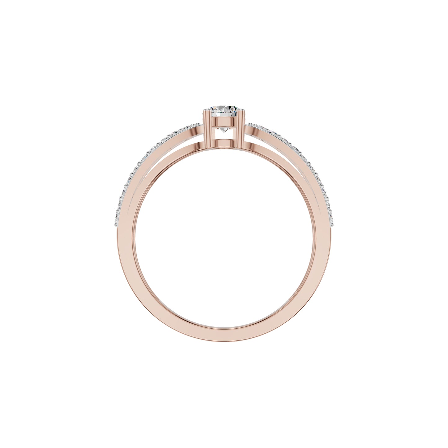 Captivating Constellation Diamond Ring 18 KT / Rose Gold / 18