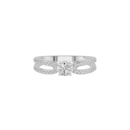 Captivating Constellation Diamond Ring 18 KT / White Gold / 18