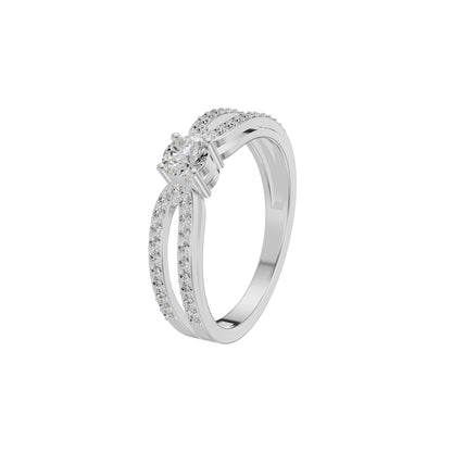 Captivating Constellation Diamond Ring 18 KT / White Gold / 18