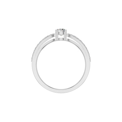 Captivating Constellation Diamond Ring 18 KT / White Gold / 18