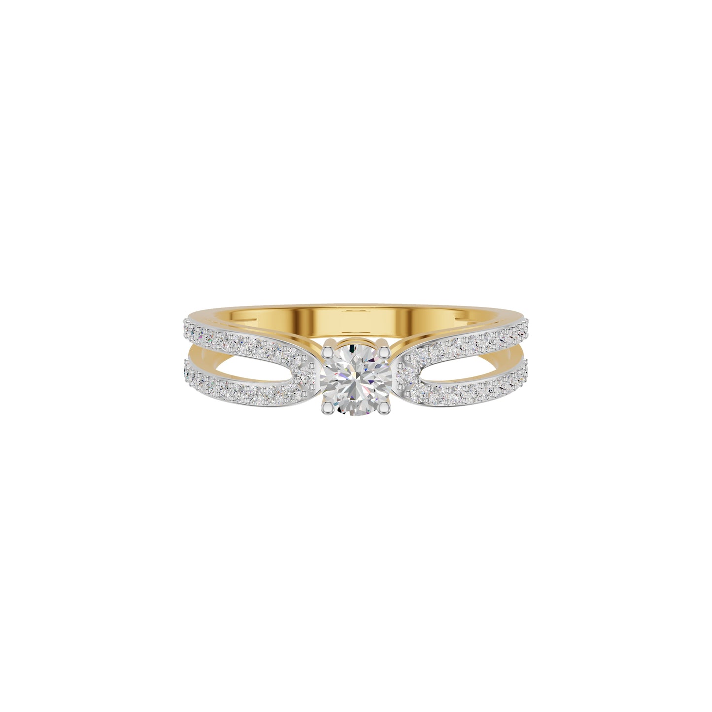 Captivating Constellation Diamond Ring 18 KT / Yellow Gold / 18