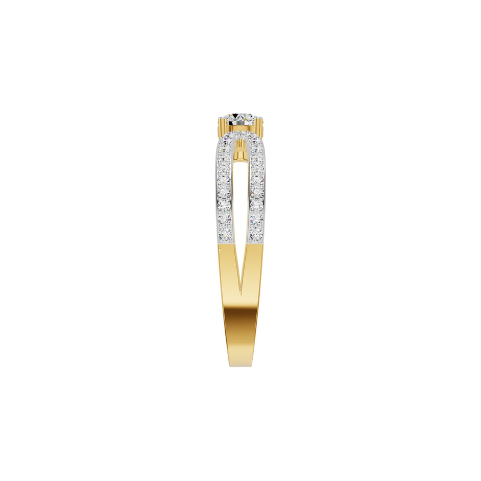 Captivating Constellation Diamond Ring 18 KT / Yellow Gold / 18