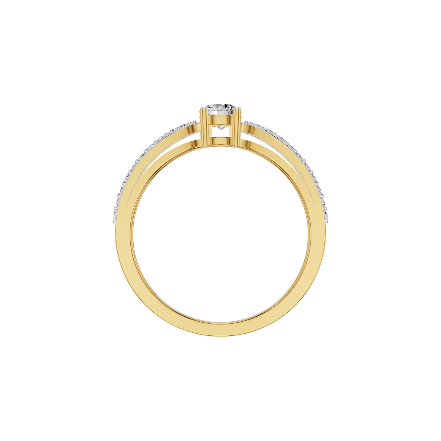 Captivating Constellation Diamond Ring 18 KT / Yellow Gold / 18