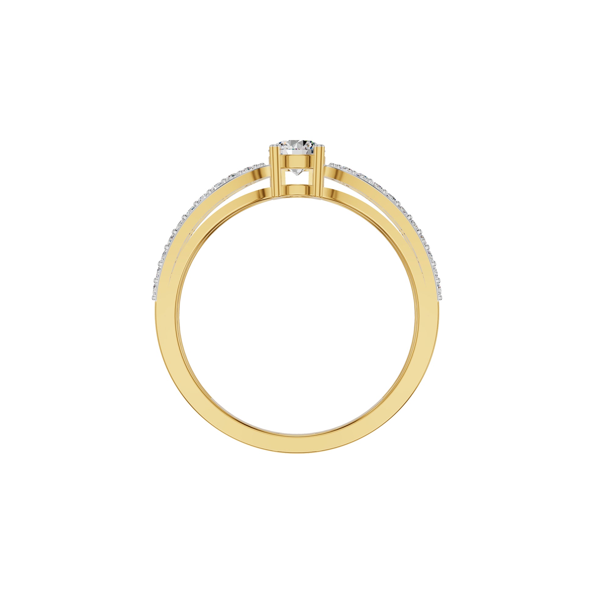 Captivating Constellation Diamond Ring 18 KT / Yellow Gold / 18