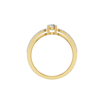 Captivating Constellation Diamond Ring 18 KT / Yellow Gold / 18