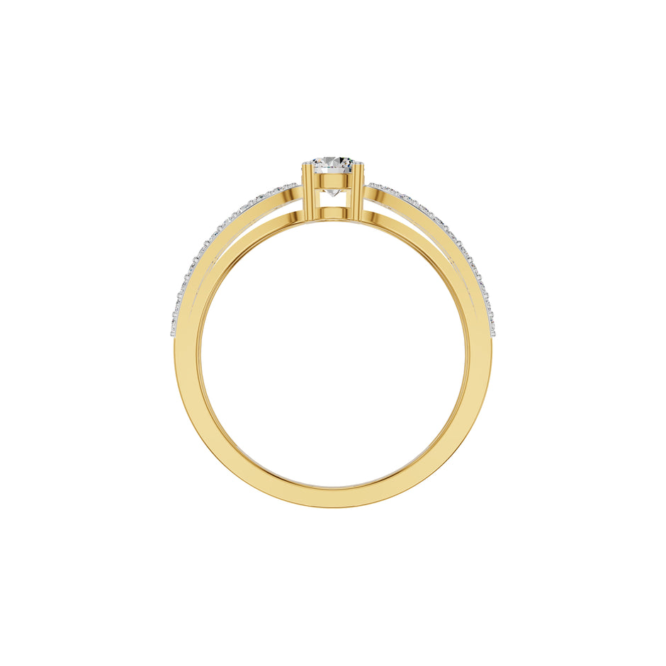 Captivating Constellation Diamond Ring 18 KT / Yellow Gold / 18