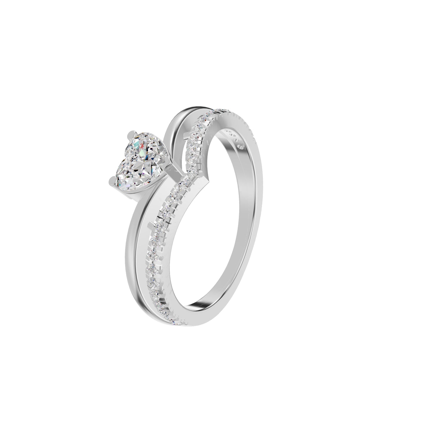 DLR002172 18 KT / White Gold / 18