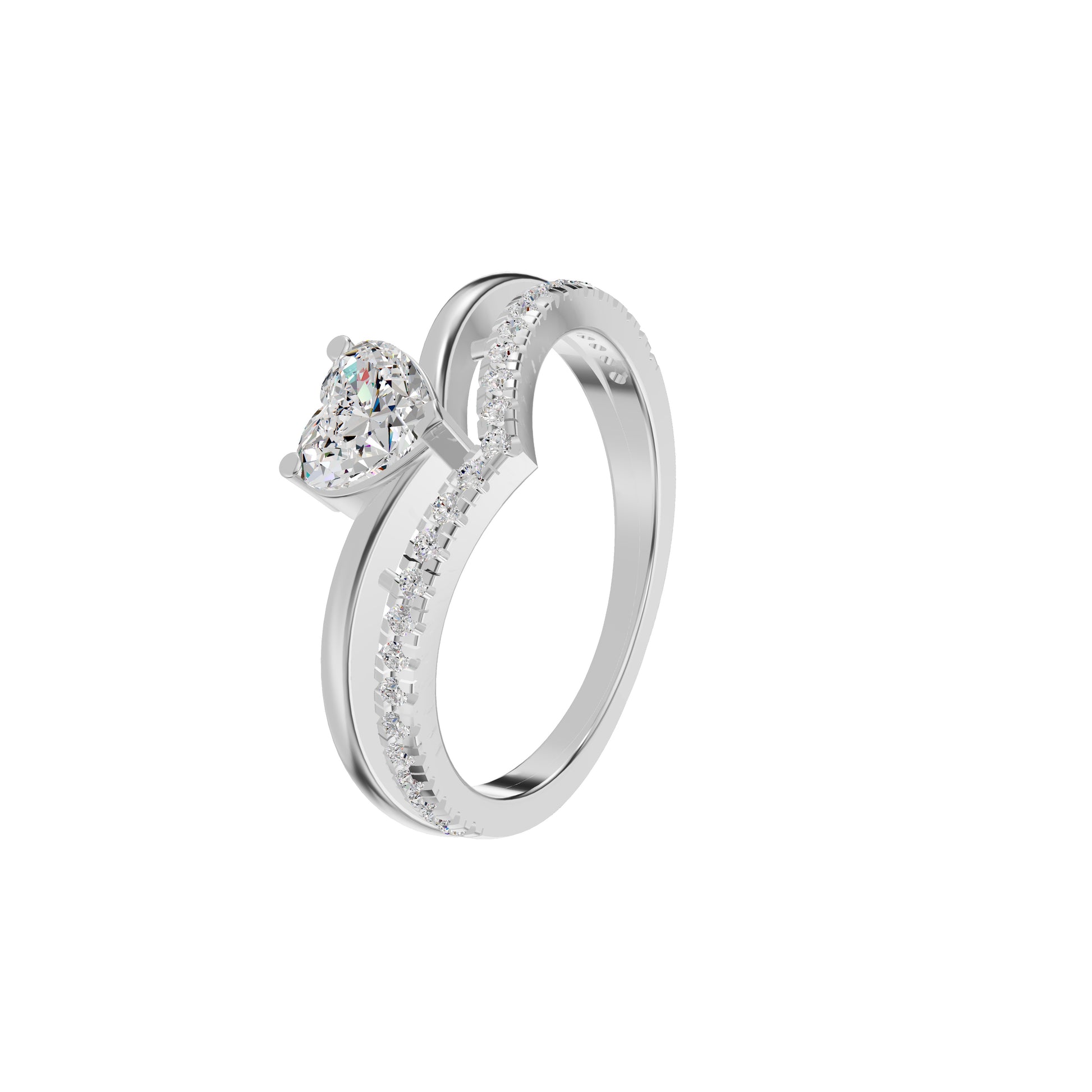 DLR002172 18 KT / White Gold / 18