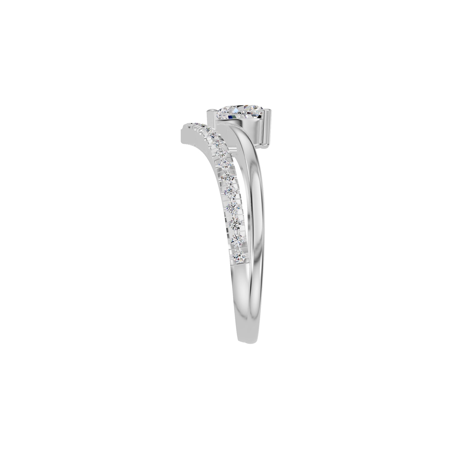 DLR002172 18 KT / White Gold / 18