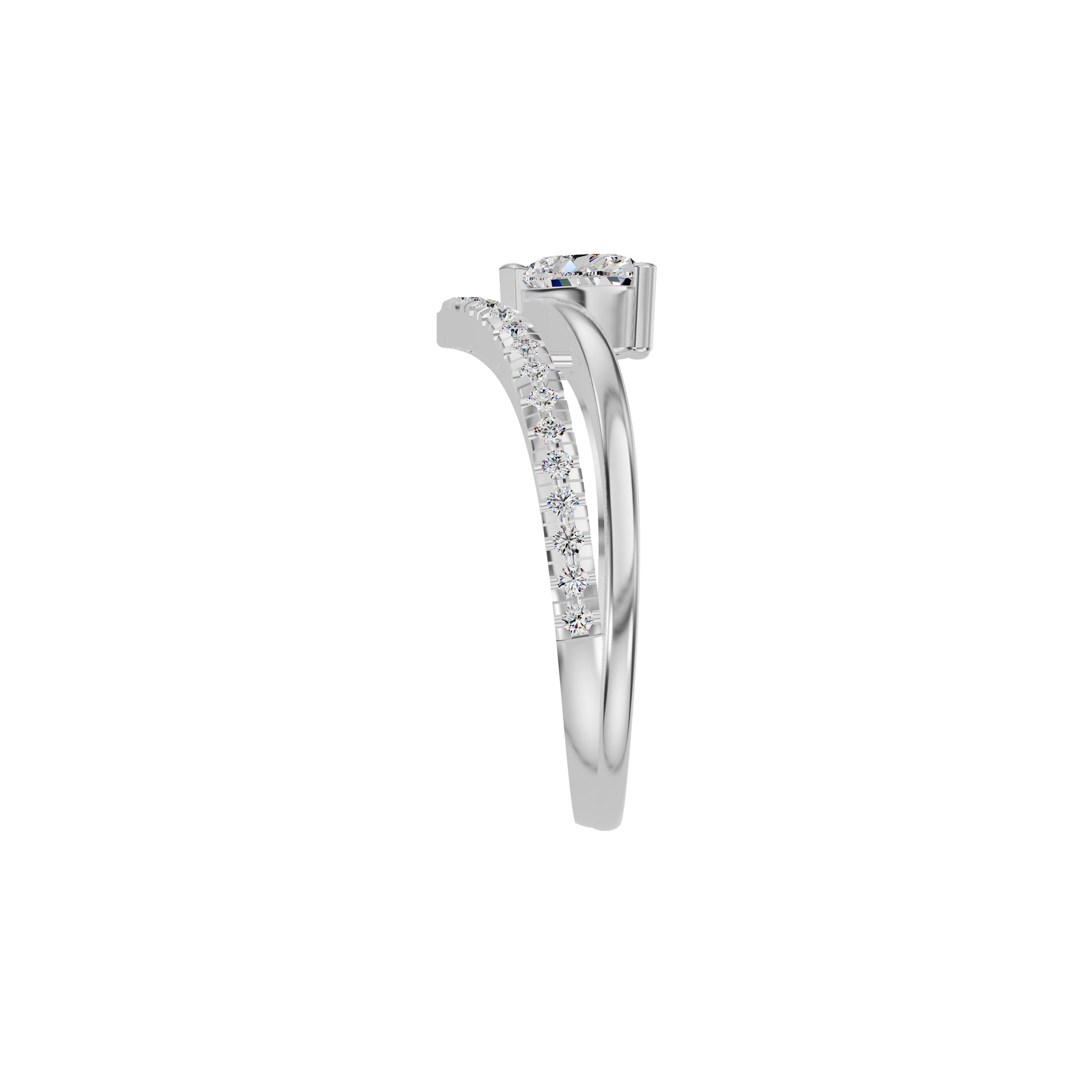 DLR002172 18 KT / White Gold / 18
