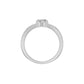 DLR002172 18 KT / White Gold / 18