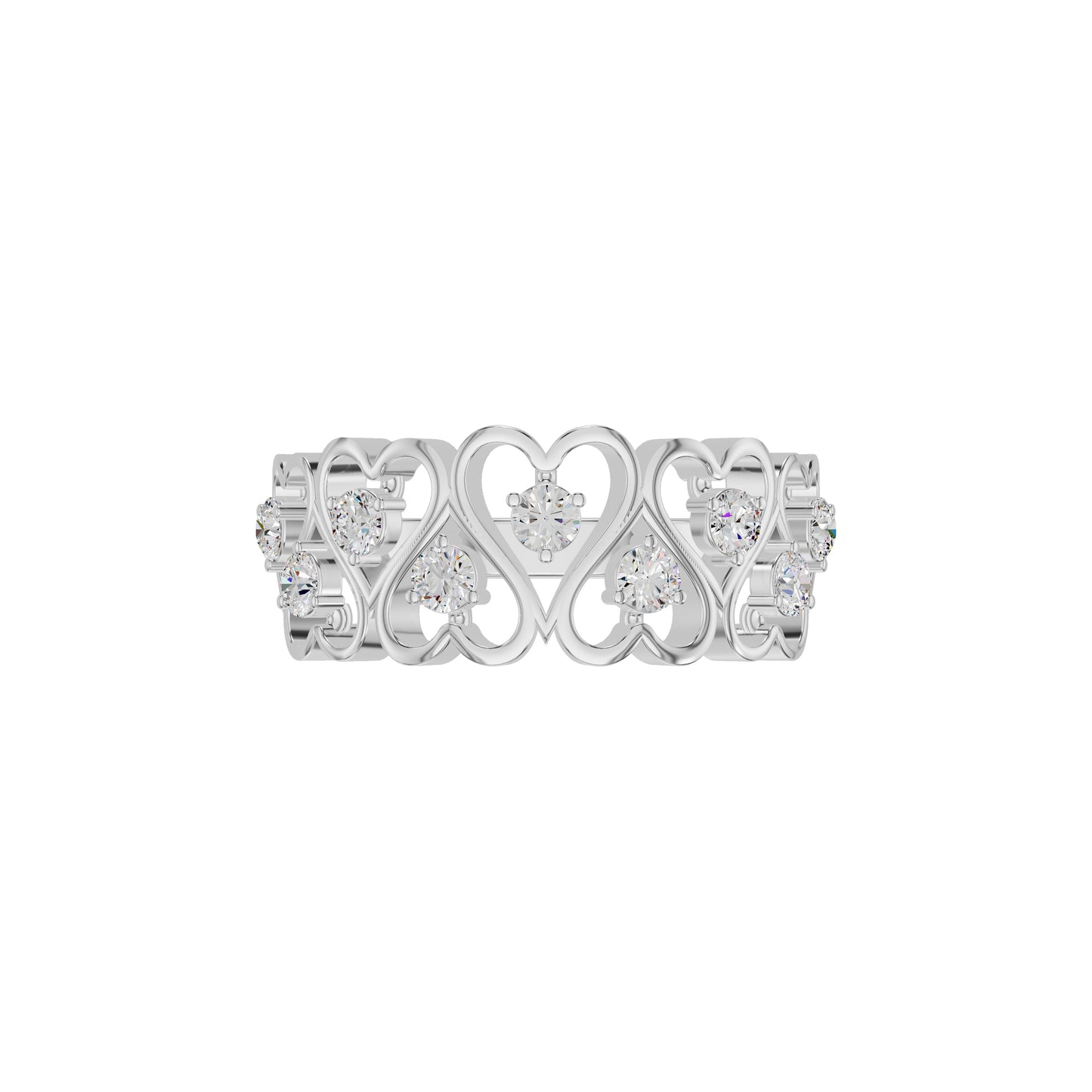 DLR002173 18 KT / White Gold / 18