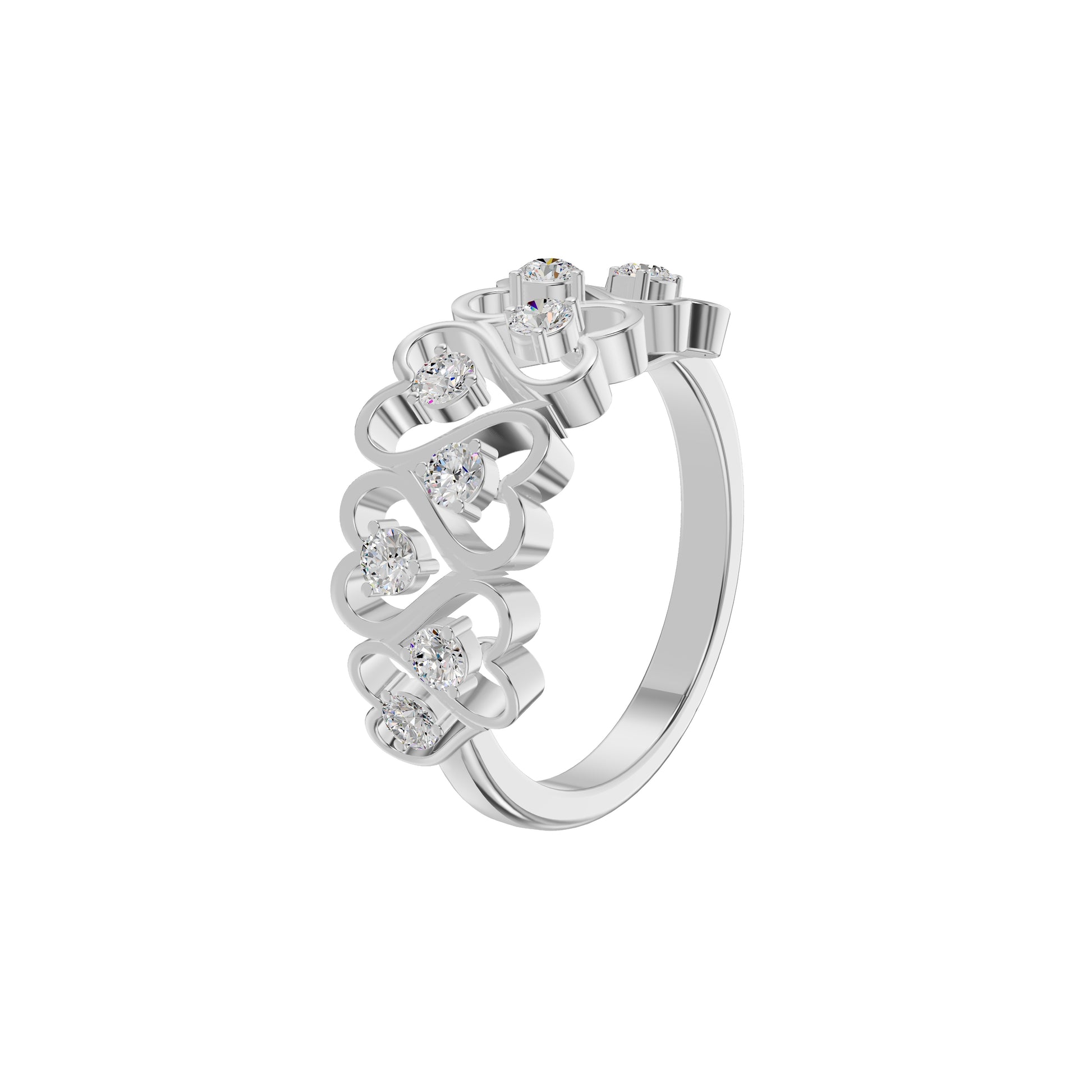 DLR002173 18 KT / White Gold / 18