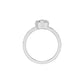 DLR002174 18 KT / White Gold / 18