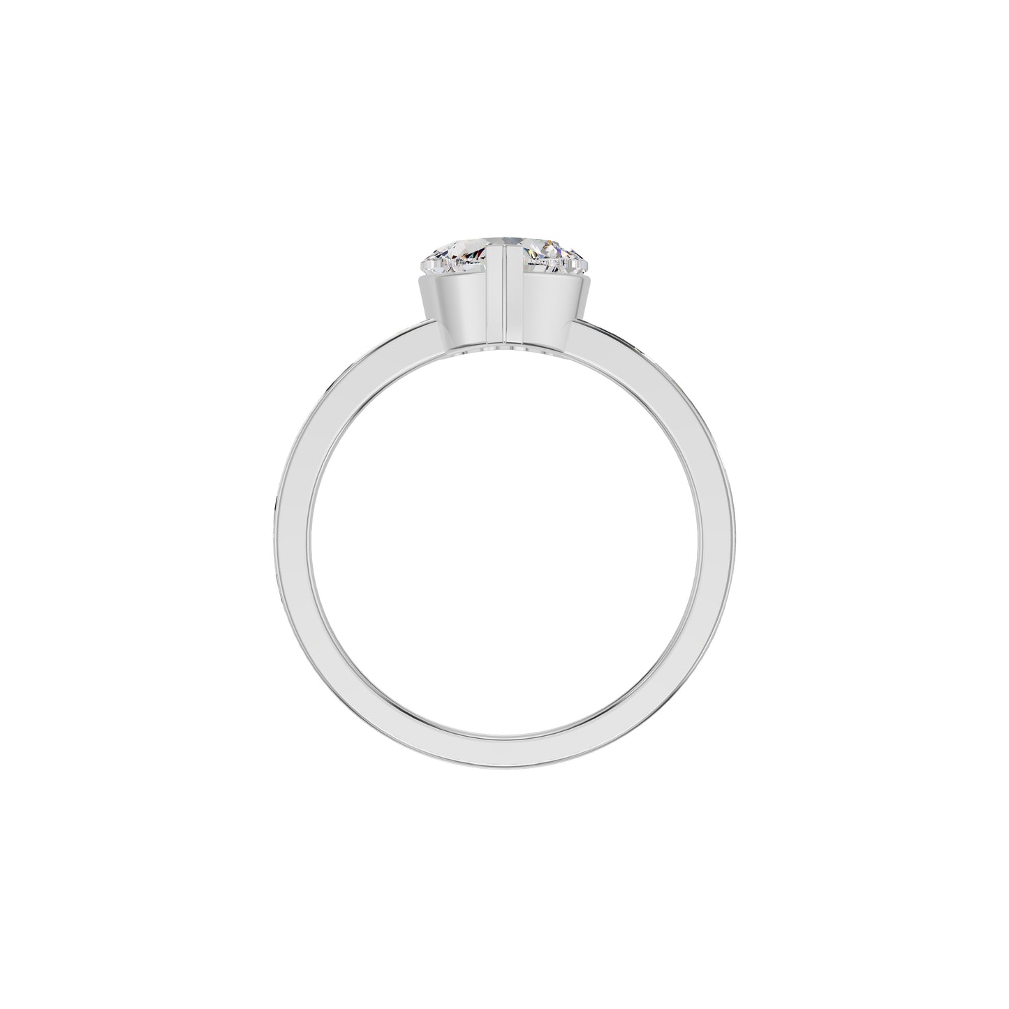 DLR002174 18 KT / White Gold / 18