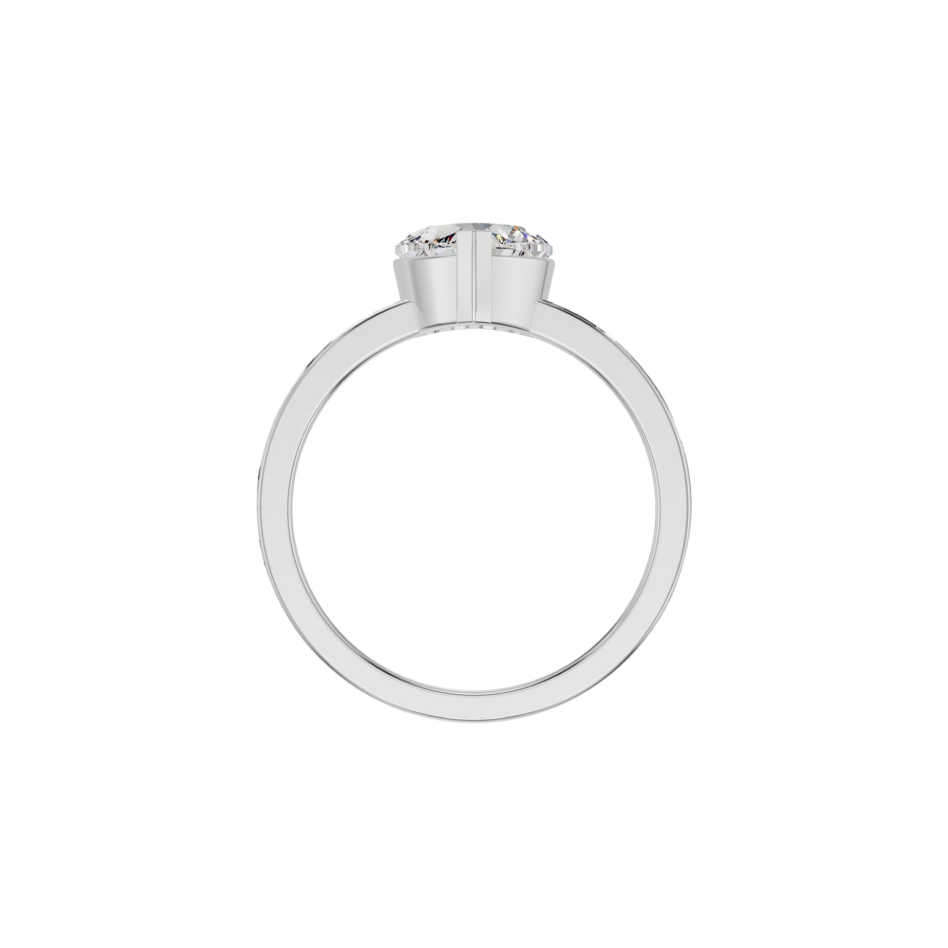 DLR002174 18 KT / White Gold / 18