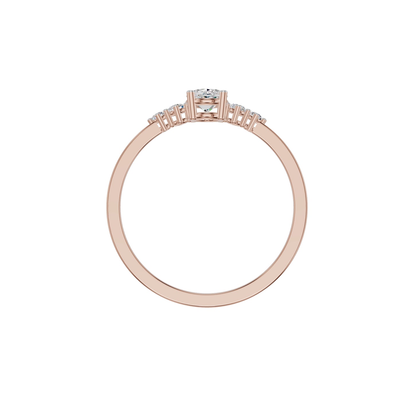 DLR002175 18 KT / Rose Gold / 18