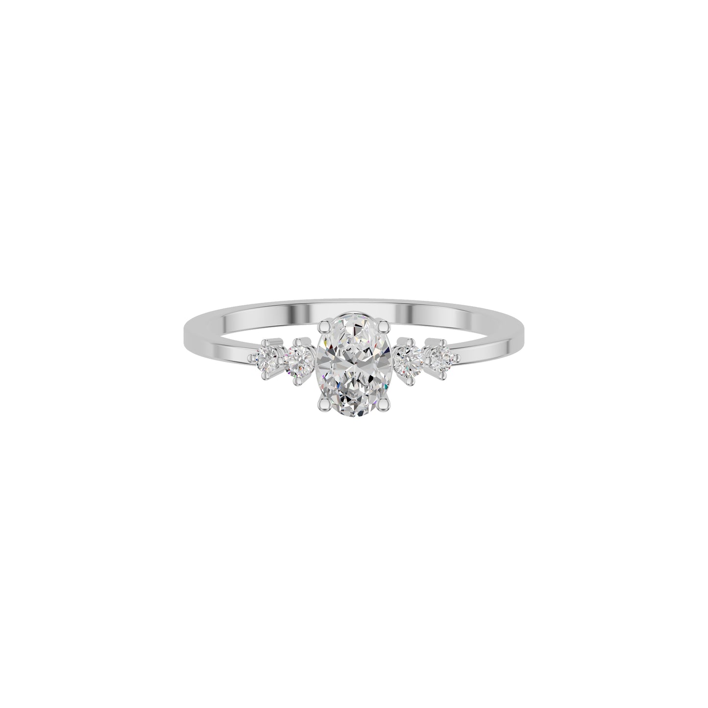 DLR002175 18 KT / White Gold / 18