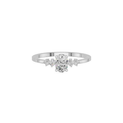 DLR002175 18 KT / White Gold / 18